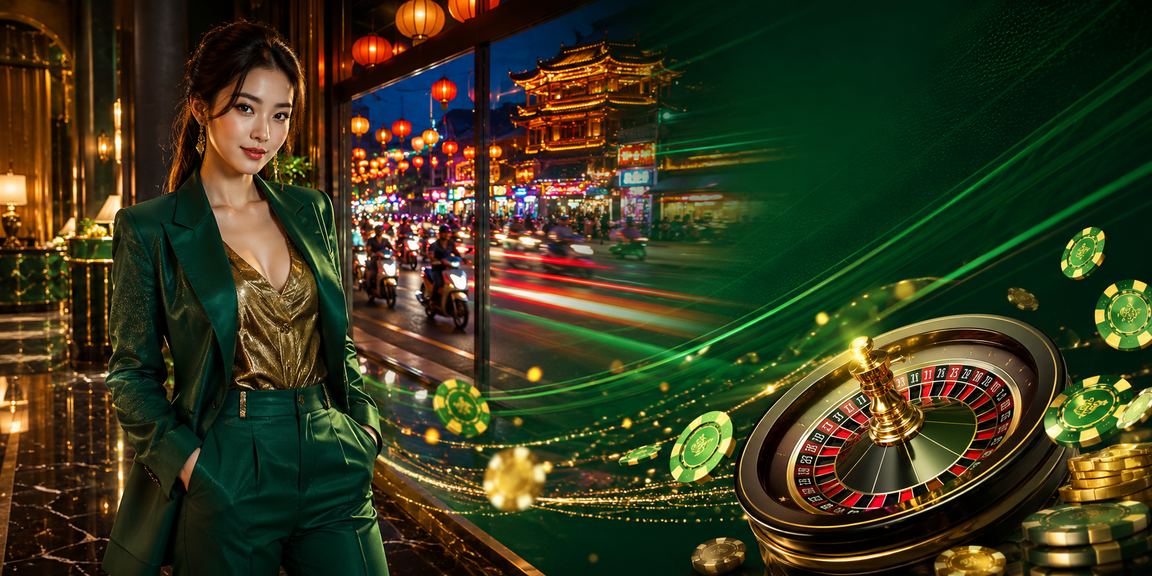 Người chơi roulette trực tuyến tại chợ đêm Huế