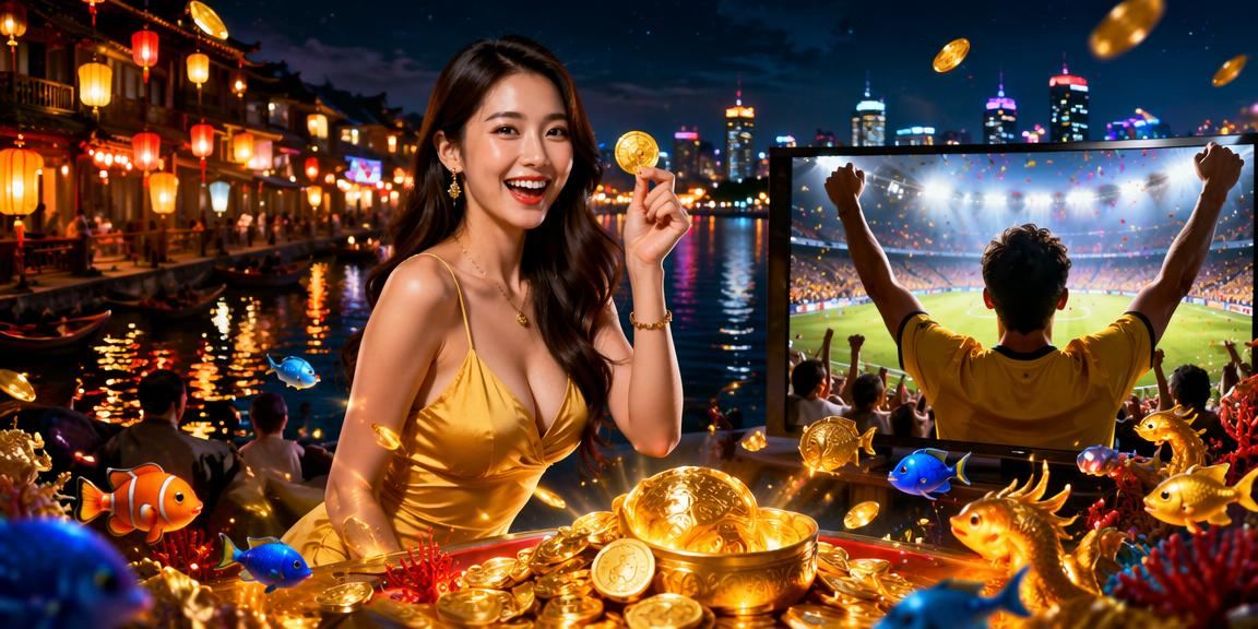 Cảnh Sài Gòn về đêm với đèn lồng và không khí cá cược sôi động