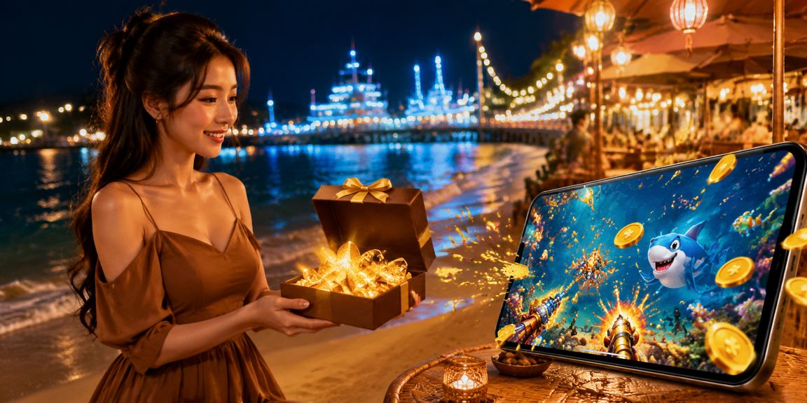 Người chơi bắn cá trực tuyến tại Vũng Tàu trong không gian cà phê ven biển